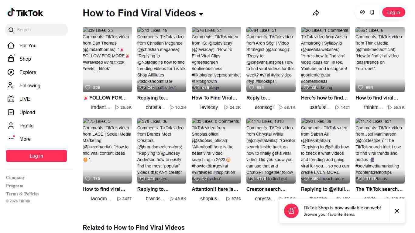 How to Find Viral Videos TikTok
