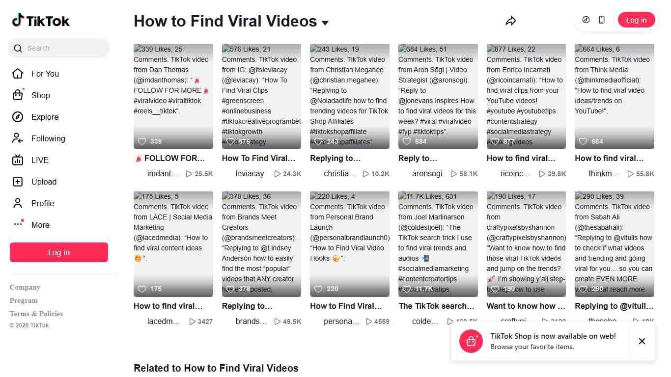 How to Find Viral Videos TikTok