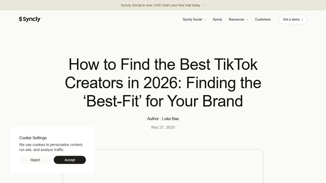 How to Find the Best TikTok Creators in 2026: Finding the ‘Best-Fit’ for Your Brand